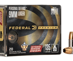 FED HYDRA-SHOK DEEP 9MM 135GR HP 20/