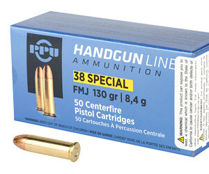 PPU 38SPL FMJ 130GR 50/500