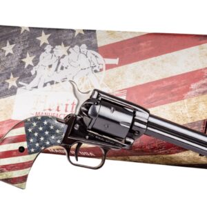 HERITAGE MANUFACTURING 22LR BLUE/US FLAG GRIP 6.5" FS