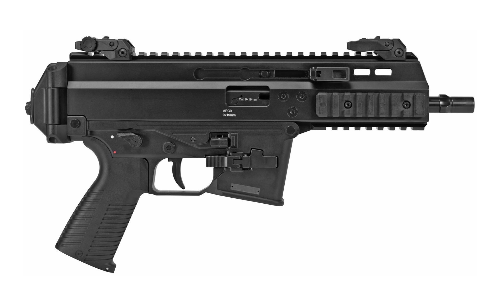 B&T APC9 PRO Semi-Auto 9mm Pistol 7" Barrel 33rd Glock Mag