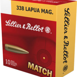 S&B 338 LAPUA MAG MATCH 250GR - BTHP 10RD 10BX/CS