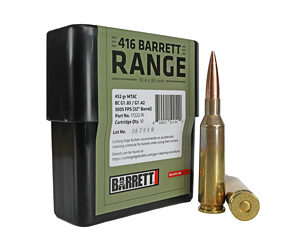 BARRETT .416B RANGE 452GR MTAC 10/80