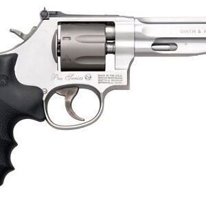 S&W PRO SERIES 986 9MM LUGER - 5" AS 7-SHOT STAINLESS RUBBER