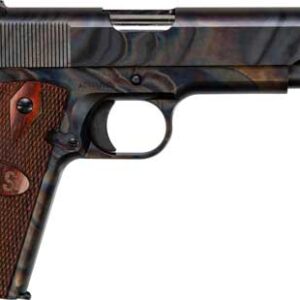 AUTO-ORDNANCE GI 1911A1 45ACP - CASE HARDENED FIXED WOOD