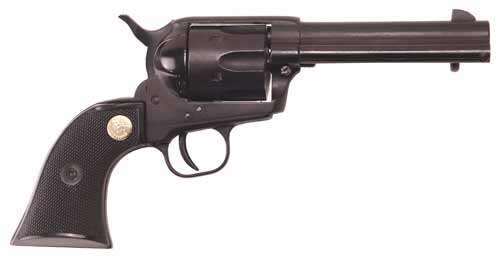 CIMARRON PLINKERTON 22LR - FS 4.75" MATTE BLACK PLASTIC