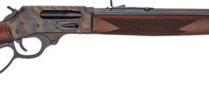 HENRY CASE HARDENED SIDE GATE - 45-70 22" OCTAGON WALNUT LL
