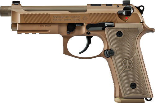 BERETTA M9A4 G CENTURION 9MM - 4.8" 10RND THRD BBL TAN US OR