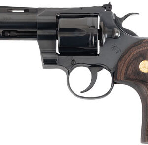 COLT PYTHON 357MAG 4.25" - BLUED WALNUT W/GOLD MEDALLION