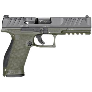 Walther PDP Full Size Handgun 9mm 18/rd 4.5" Barrel Two-Tone Green Optic Ready