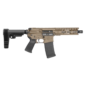 Diamondback Firearms Carbon DB-15 5.56 NATO Semi-Auto Pistol - Flat Dark Earth | 7" Threaded Barrel | SBA3 Arm Brace |1x30rd Mag
