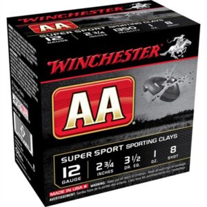 12 GAUGE 2-3/4'' 1 OZ #8 SHOT 25/BOX