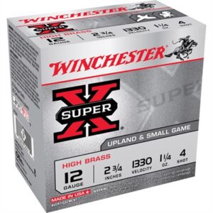 12 GAUGE 2-3/4'' 1-1/4 OZ #4 SHOT 25/BOX