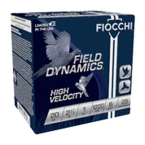 20 GAUGE 2-3/4'' 1 OZ #6 SHOT 25/BOX