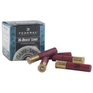 FEDERAL GAME SHOK HI BRASS 12GA 2.75'' 1-1/4OZ #5 25/BX