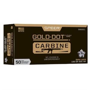 9MM LUGER 135GR GOLD DOT G2 HOLLOW POINT 50/BOX