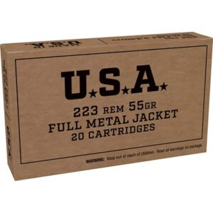223 REMINGTON 55GR FULL METAL JACKET 20/BOX