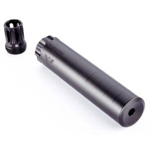 QUELL 223 CAL/5.56MM 6.9'' 1/2''X28 THRD RIFLE SUPPRESSOR BLK