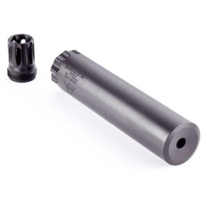 QUELL ULTRALIGHT 358 CAL/9MM 6.9'' 5/8''X24 SUPPRESSOR BLACK