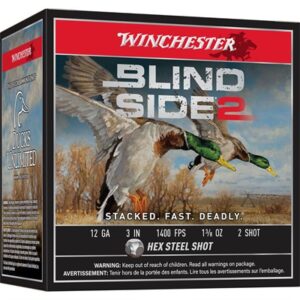 BLIND SIDE 2 12 GAUGE 3'' 1-3/8OZ #2 STEEL SHOT 25/BOX