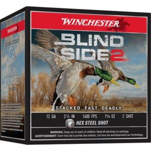 BLIND SIDE 2 12 GAUGE 3.5'' 1-5/8OZ #2 STEEL SHOT 25/BOX