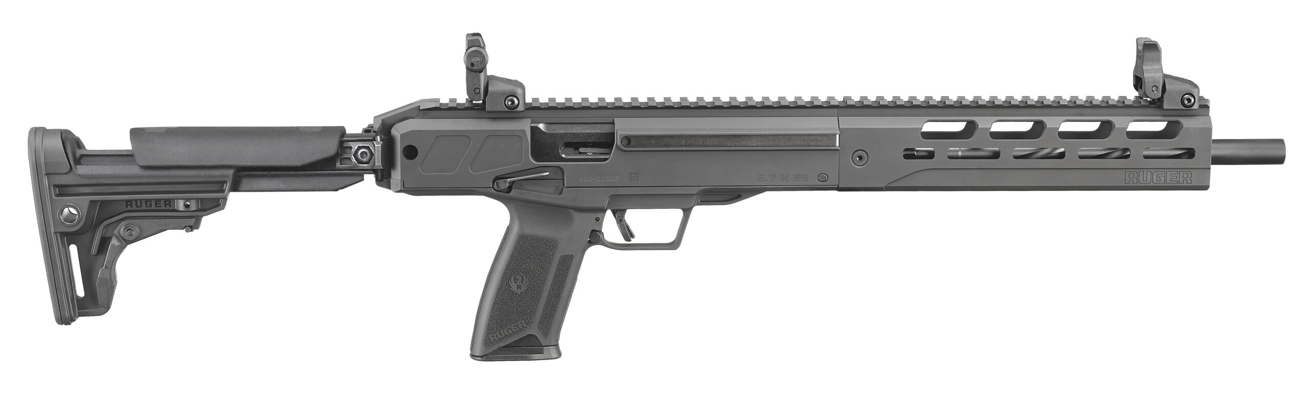 RUGER LC CARB 5.7X28 16" FIXED STK
