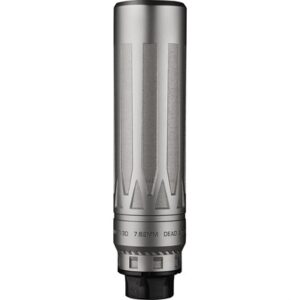 NOMAD TI XENO 7.62MM/30 CALIBER QD SUPPRESSOR KIT SILVER