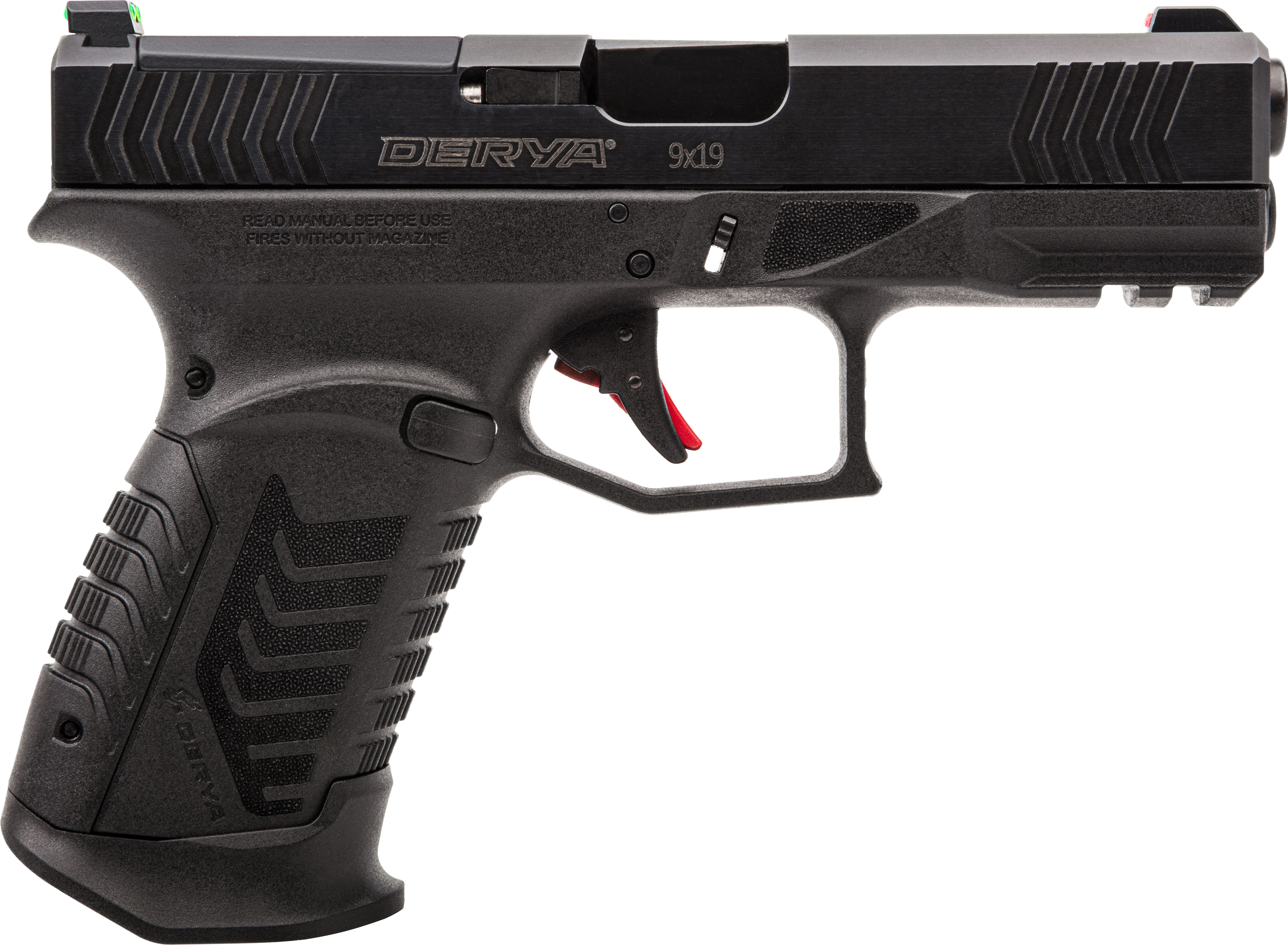DERYA DY9 9MM BLK 15+1 3.8" OR TR