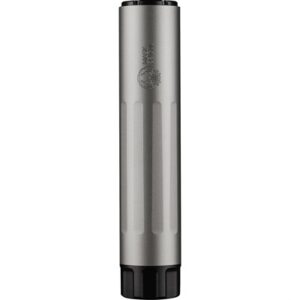 MASK 22 LONG RIFLE RIMFIRE DIRECT THREAD SUPPRESSOR SILVER