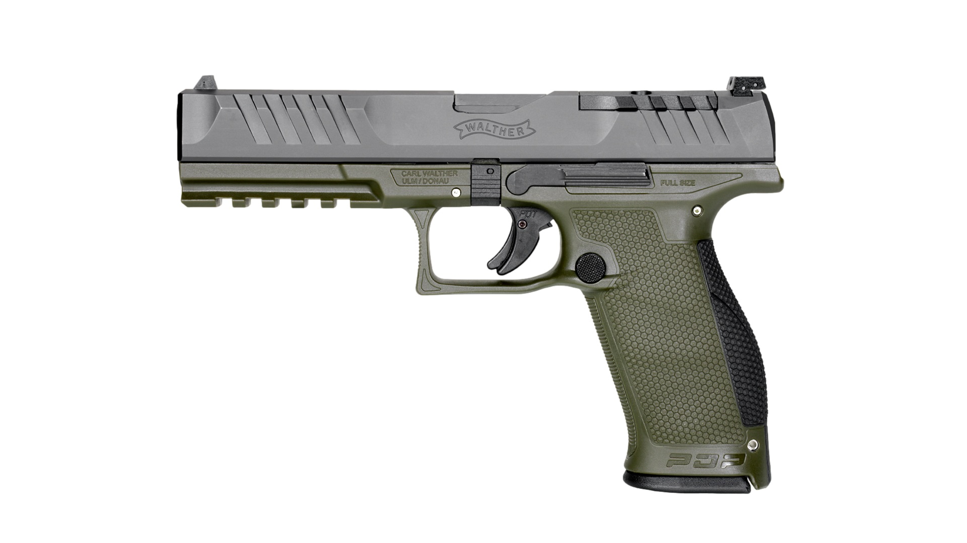 WALTHER ARMS PDP 9MM FS 5" BLK/GRN 10+1 OR