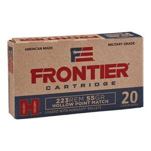 223 REMINGTON 55GR HOLLOW POINT 20/BOX