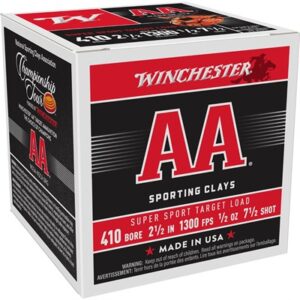 AA SPORTING CLAYS 410 BORE 2-1/2'' 1/2 OZ #7.5 SHOT 25/BOX