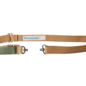 Blue Force Gear Vickers Push Button Sling Coyote Brown Nylon Hardware w/ Push Button Swivels