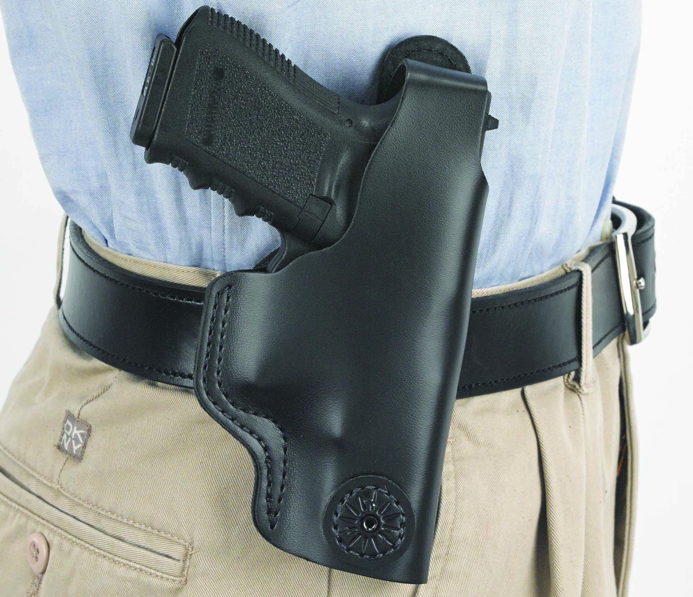 DESANTIS DUAL CARRY II HOLSTER - IWB/OWB RH LTHR M&P 9/40 2 BLK - Image 2