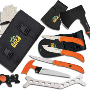 OUTDOOR EDGE THE OUTFITTER SET - W/ BUCKLED ROLL SHEATH
