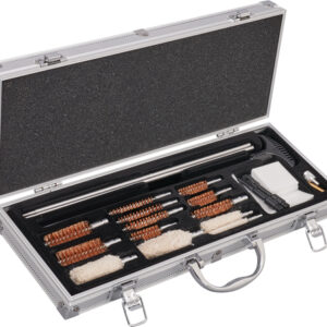 HOPPES UNIVERSAL CLEANING KIT - 26PCS. W/ALUMINUM STORAGE CASE