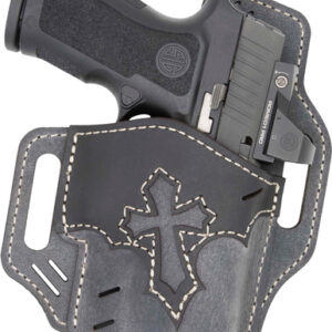 VERSACARRY ARC ANGEL HOLSTER - OWB GREY/BLACK SIZE 4