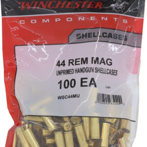 WINCHESTER UNPRIMED CASES 44 - REM MAG 100 PACK 20PK/CS