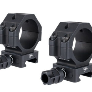 SCOPE RINGS W/ Q-LOC - BLACK, FITS 30MM TUBES, MEDIUM, 1.1"H