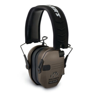 RAZOR SLIM LOW PROFILE ELECTRONIC EARMUFF - FLAT DARK EARTH