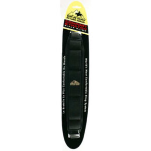 COMFORT STRETCH RIFLE SLING WITH SWIVELS - BLACK
