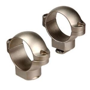 Leupold 2-Piece STD Windage Adjustable Steel Rings 1" Medium Silver