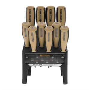 METRIC HEX BENCHTOP SCREWDRIVER SET 10-PIECE