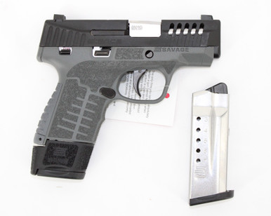 Savage Arms Stance 67044 MC9MS 9mm 3.2" 7+1/10+1 Grey w/ Night Sights